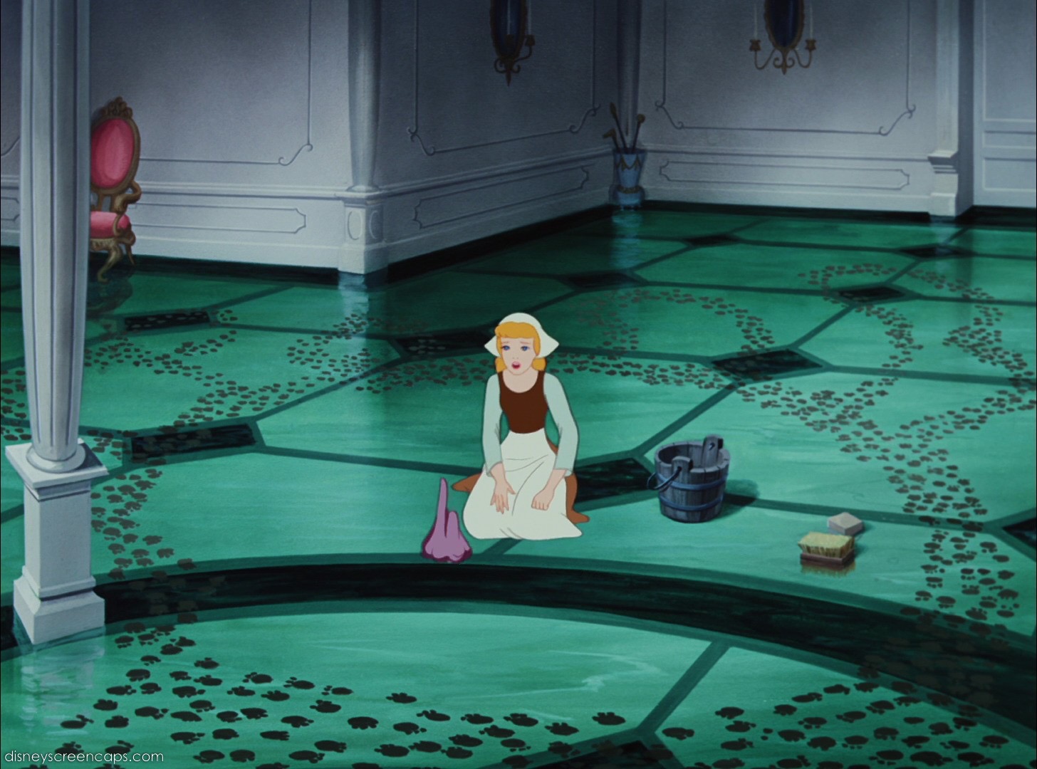 Cinderella on a muddy floor